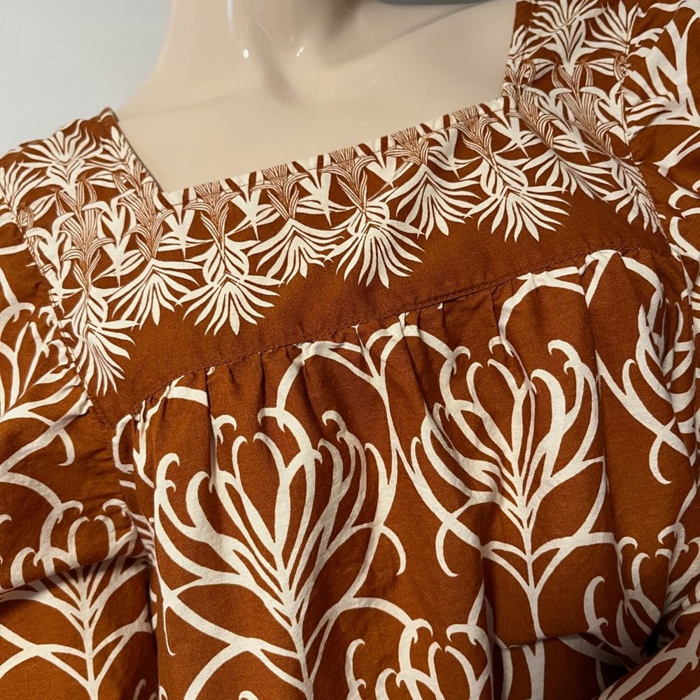 Cotton Boho Printed Blouse - Picture 6 of 6